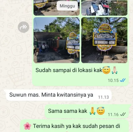 Pengiriman Papan Bunga Duka Candingasinan Banyuurip